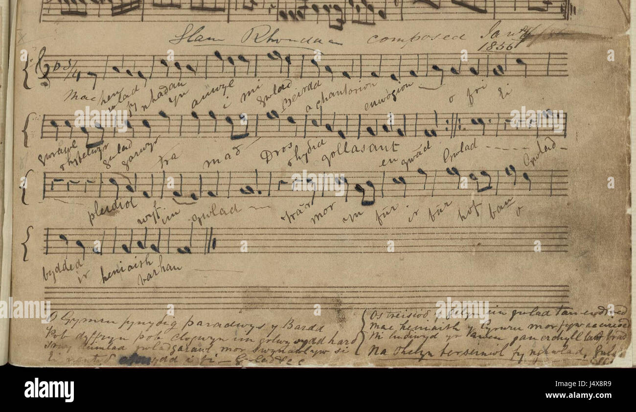 L'hymne national gallois (4655569) Banque D'Images