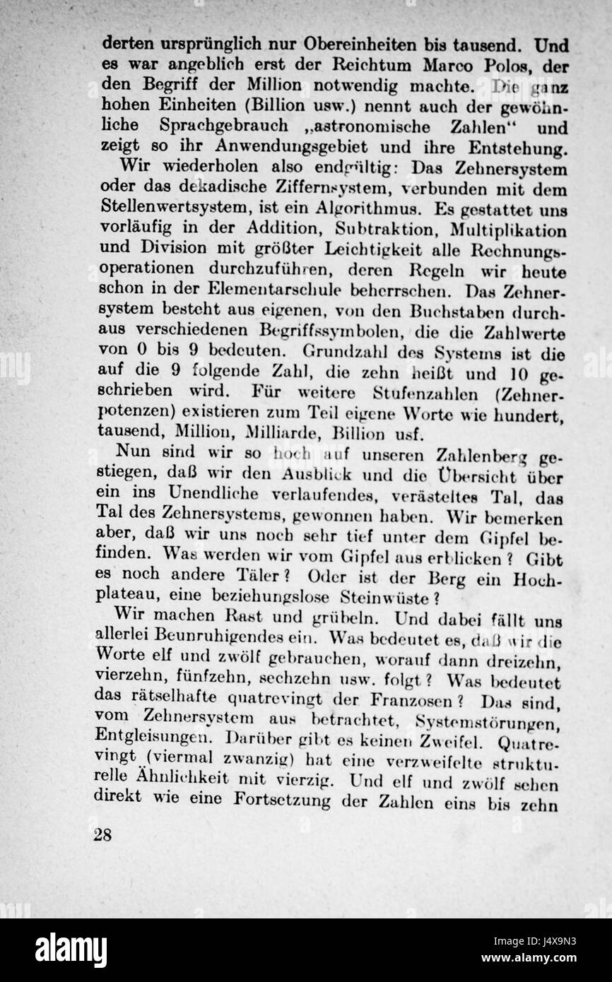 Ce titre, « Vom Einmaleins zum Integral », se traduit par « des tables de multiplication au calcul intégral ». Il se réfère à une progression mathématique, couvrant l'arithmétique de base à des sujets plus avancés comme le calcul intégral, mettant l'accent sur le parcours de l'apprentissage des mathématiques. Banque D'Images