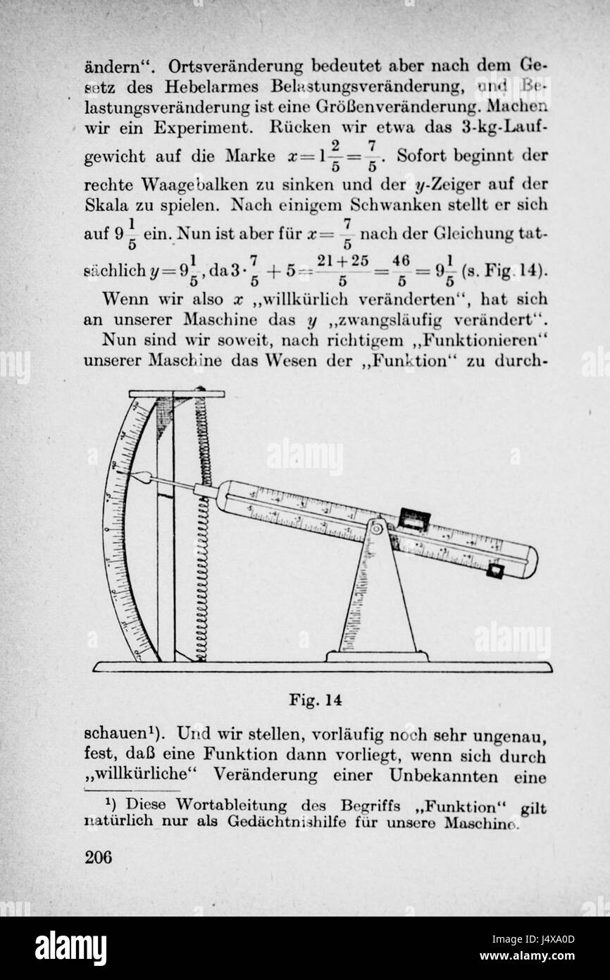 Vom Einmaleins Seite 206 zum Partie intégrante Banque D'Images