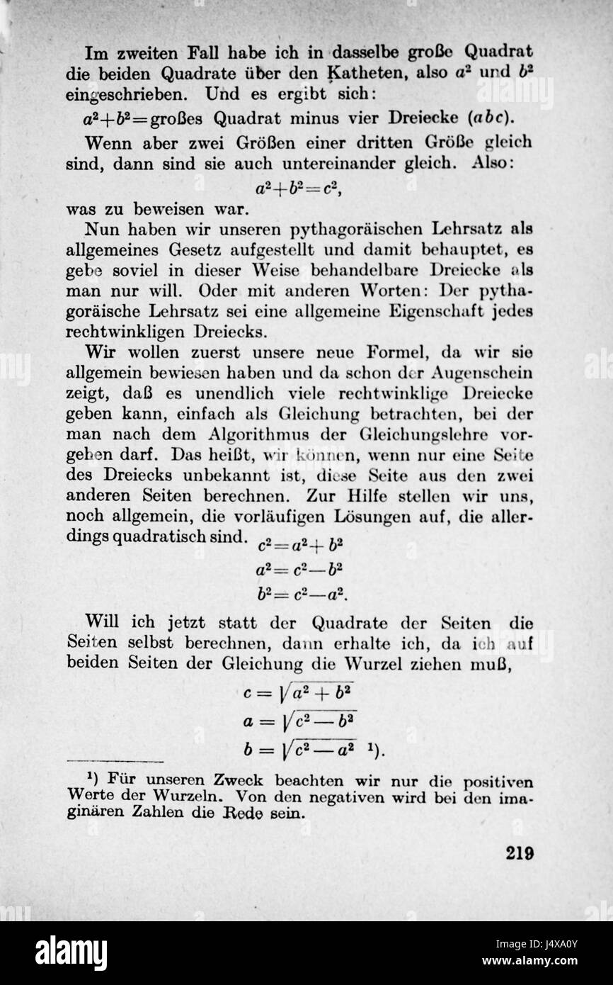 Cette page de 'Vom Einmaleins zum Integral' (de la table de multiplication à l'intégrale) couvre des concepts mathématiques avancés, se concentrant probablement sur l'intégration et le calcul. Banque D'Images