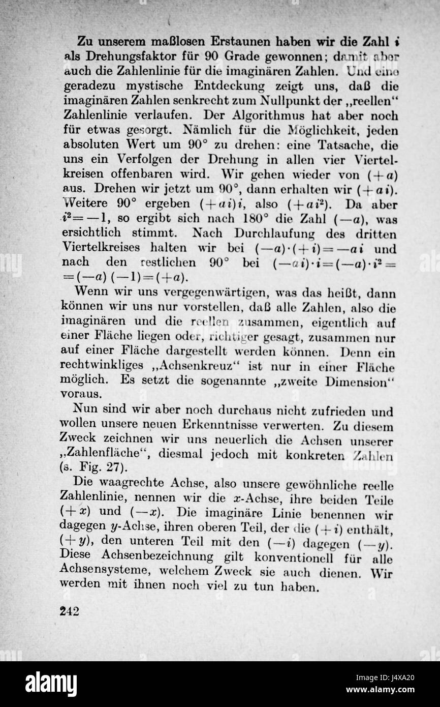 Cet extrait de livre discute des concepts mathématiques des bases de l'arithmétique aux intégrales. Il illustre la progression de l'apprentissage des mathématiques, en mettant l'accent sur le parcours des calculs simples aux intégrales complexes. Banque D'Images