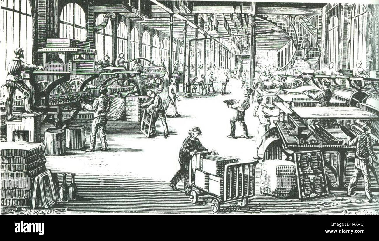 "Tryckeri 1867" désigne une presse ou une publication datant de l'année 1867, peut-être de Suède ou d'une autre région nordique. Cette année marque une période de développement industriel important, y compris l'imprimerie. Banque D'Images