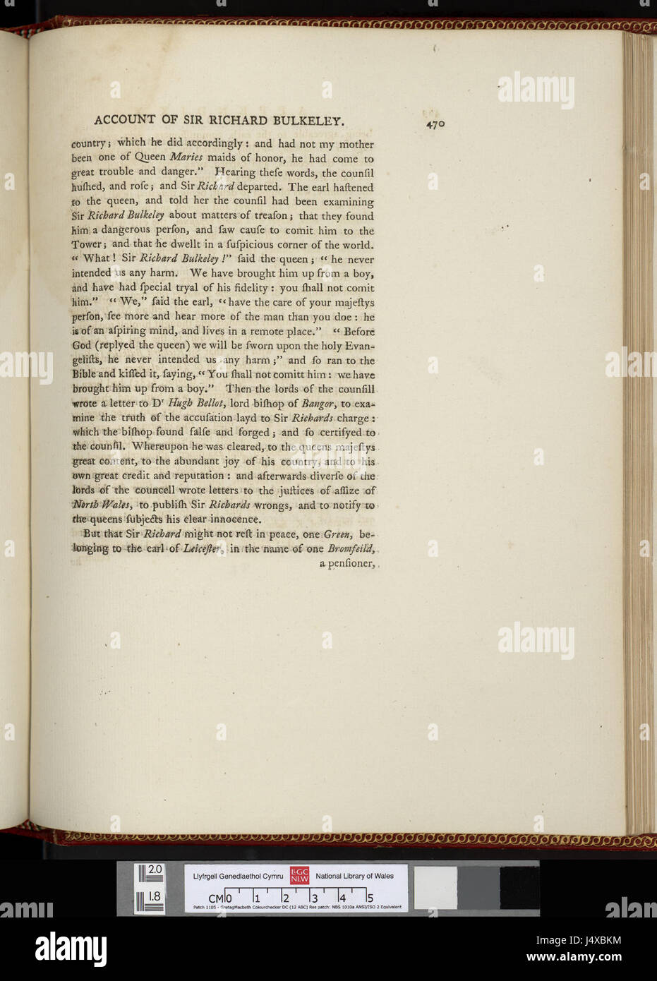 Un récit de voyage historique de Thomas Pennant, détaillant son voyage à travers le pays de Galles, fournissant des descriptions du paysage, de la culture et des habitants de la région. Banque D'Images