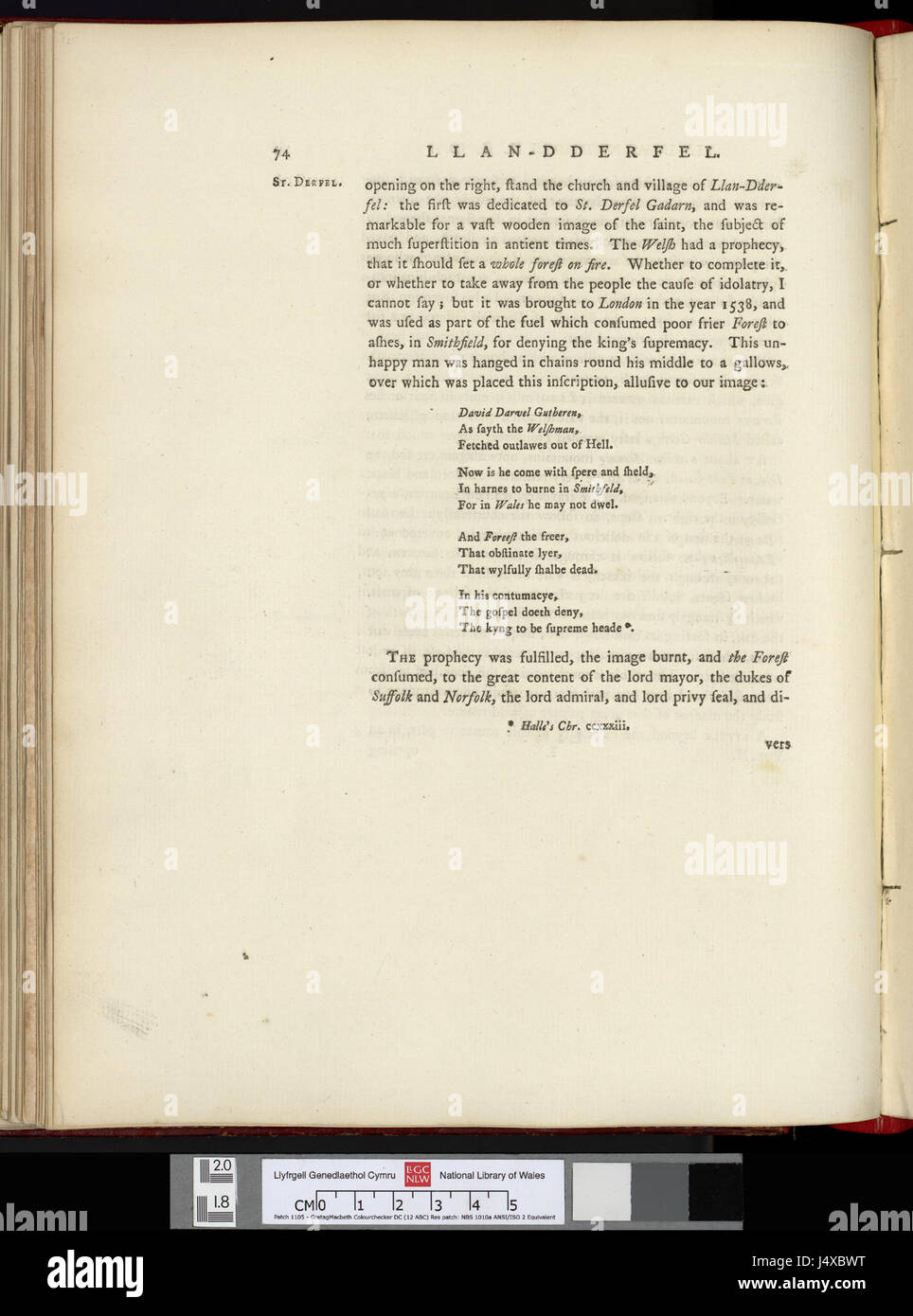 Thomas Pennantâ€™'s 'A Tour in Wales' est une œuvre classique du XVIIIe siècle documentant ses voyages à travers le pays de Galles, fournissant des observations sur le paysage, la culture et les habitants de la région à cette époque. Banque D'Images