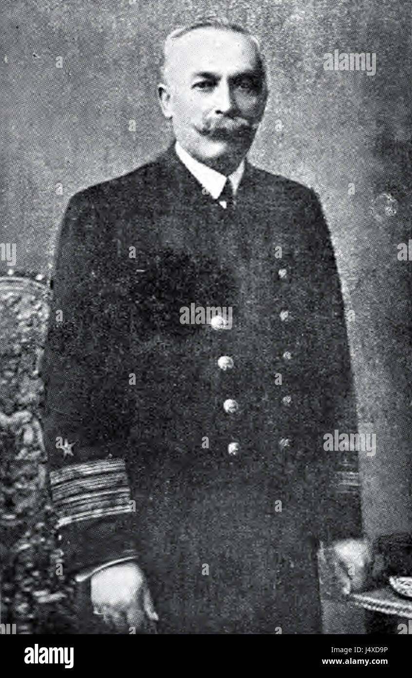 Le Vice-Almirante Luis Uribe O était une figure éminente, probablement dans l'histoire militaire ou navale d'une nation spécifique, avec des contributions importantes au service militaire ou public. Banque D'Images