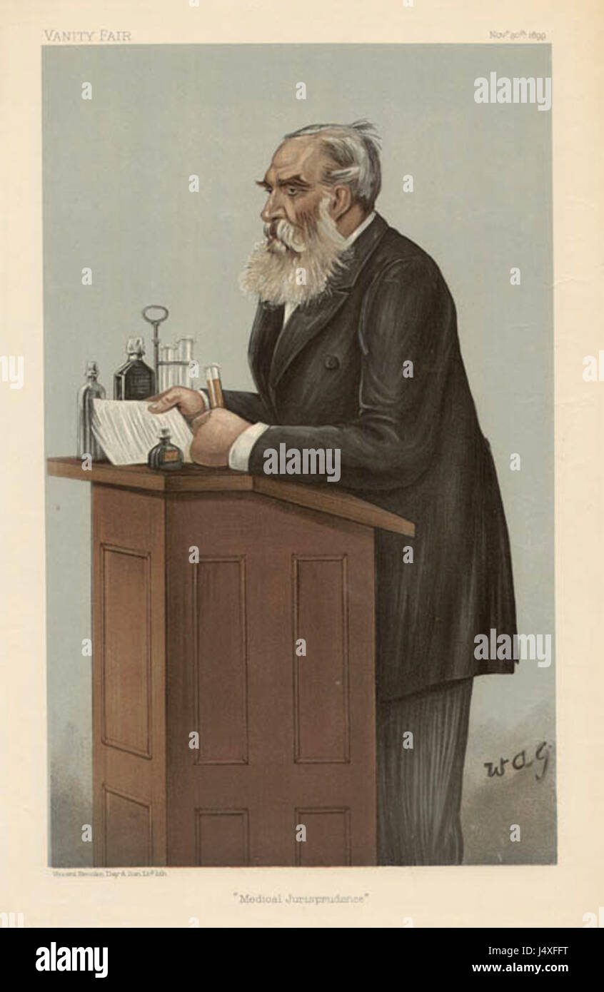 Thomas Stevenson Vanity Fair 30 Novembre 1899 Banque D'Images