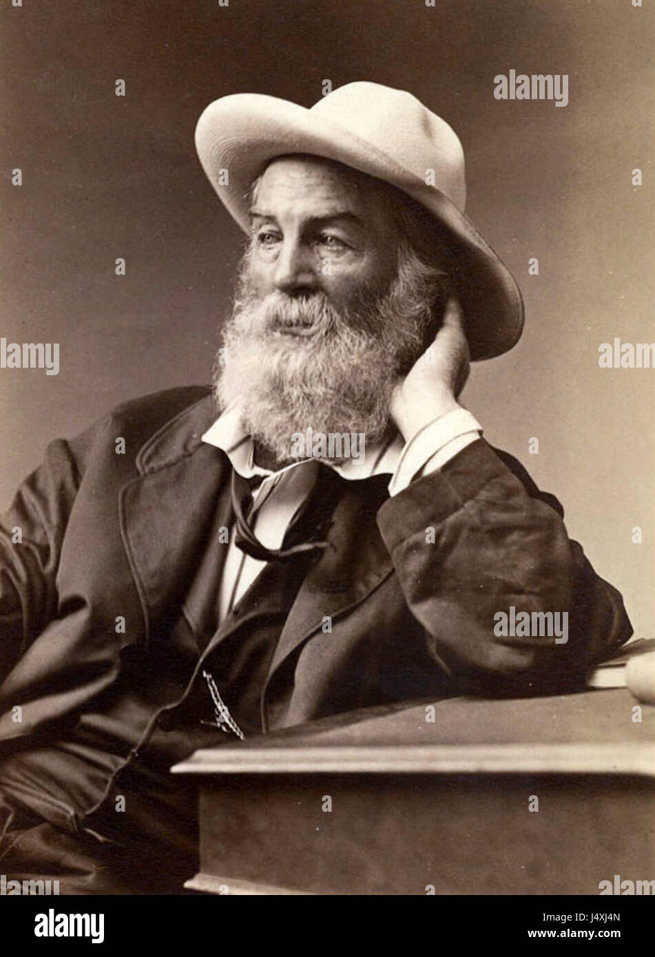 Walt Whitman 1872 Banque D'Images