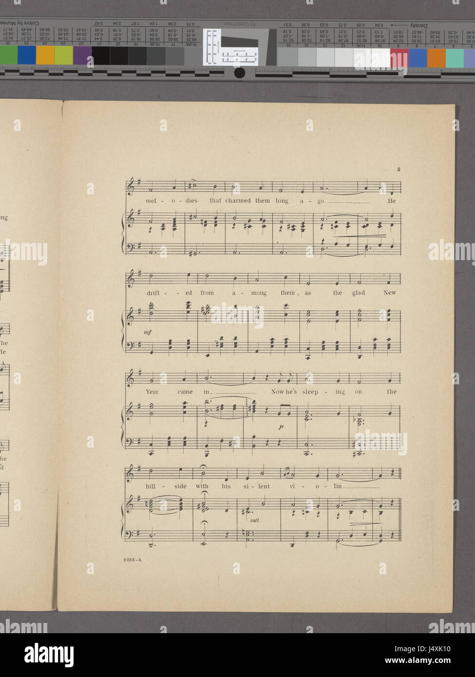 Le violon silencieux, conservé à la New York public Library, est un rare manuscrit musical connu pour son importance historique. Le manuscrit met en lumière l’évolution de la musique violon et son rôle dans les compositions classiques. Banque D'Images