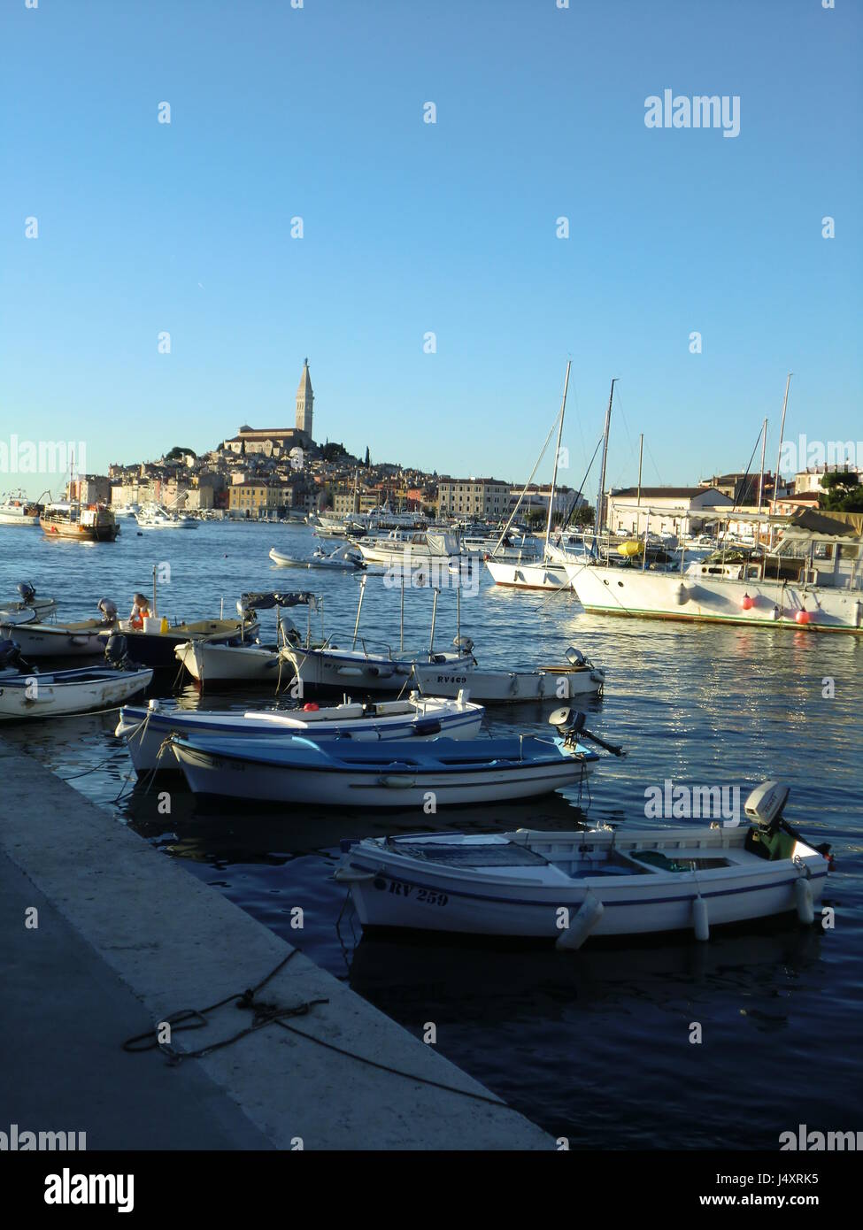 port de Rovinj Banque D'Images