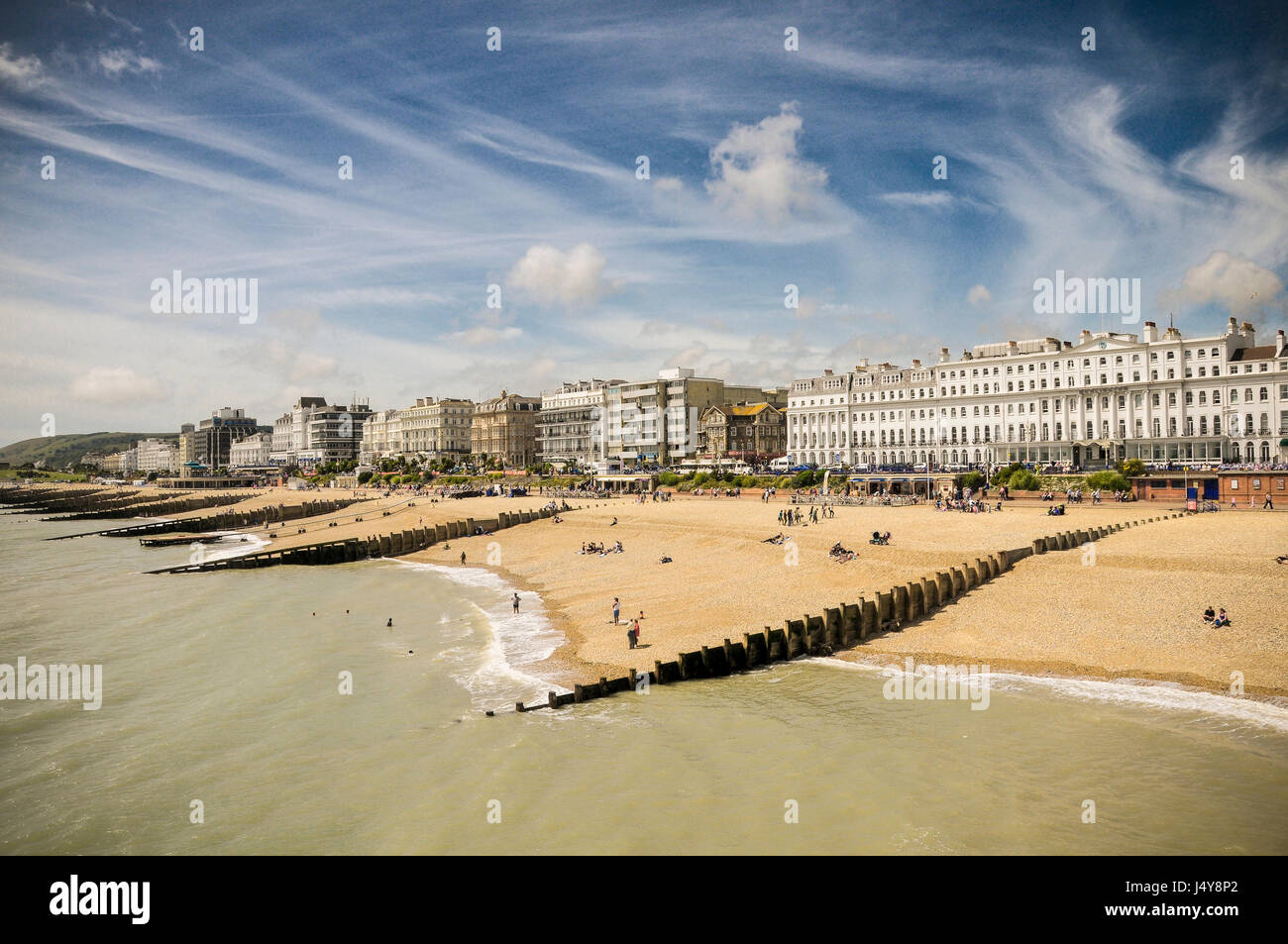 De la jetée d'Eastbourne. Banque D'Images