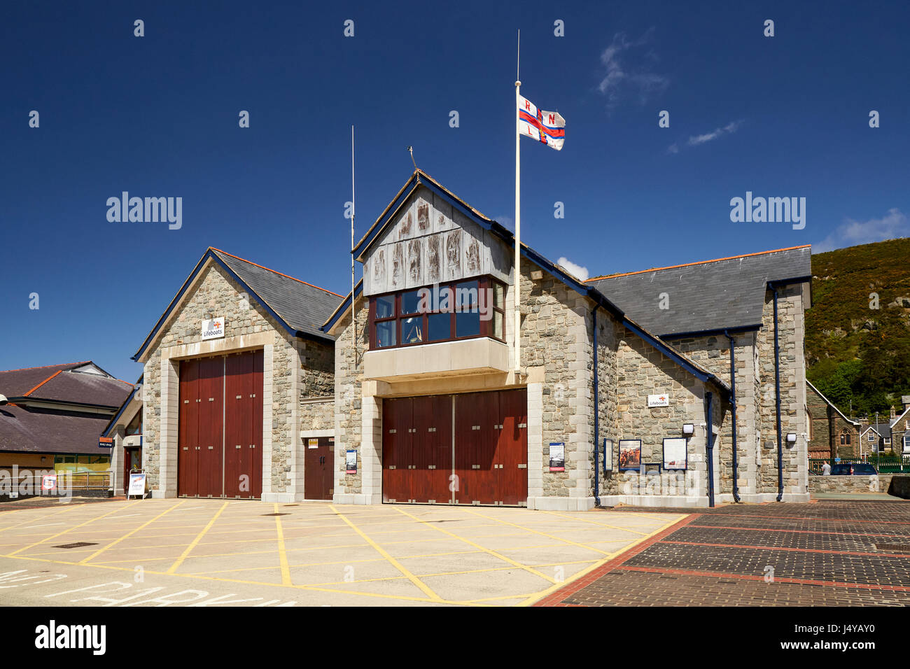Life Boat Station Barmouth Gwynedd au Pays de Galles UK Banque D'Images