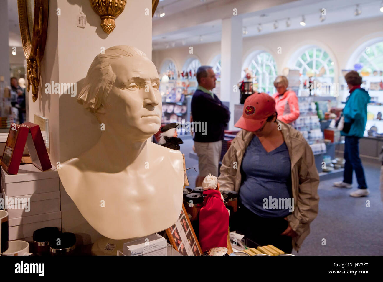 George Washington's Mount Vernon cadeaux - Alexandria, Virginia USA Banque D'Images