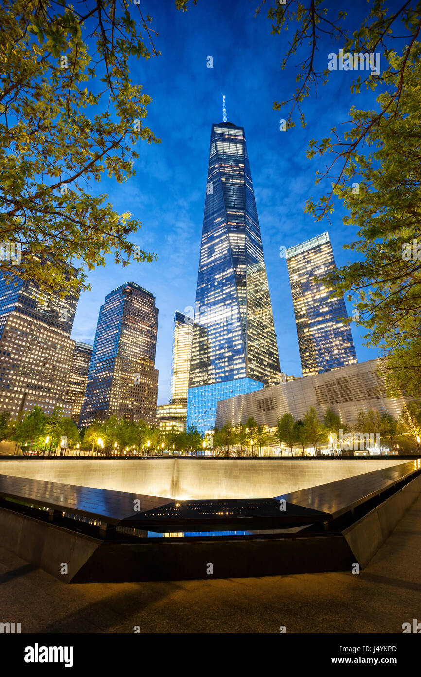 9/11 Memorial, le 11 septembre National Memorial & Museum, New York Banque D'Images