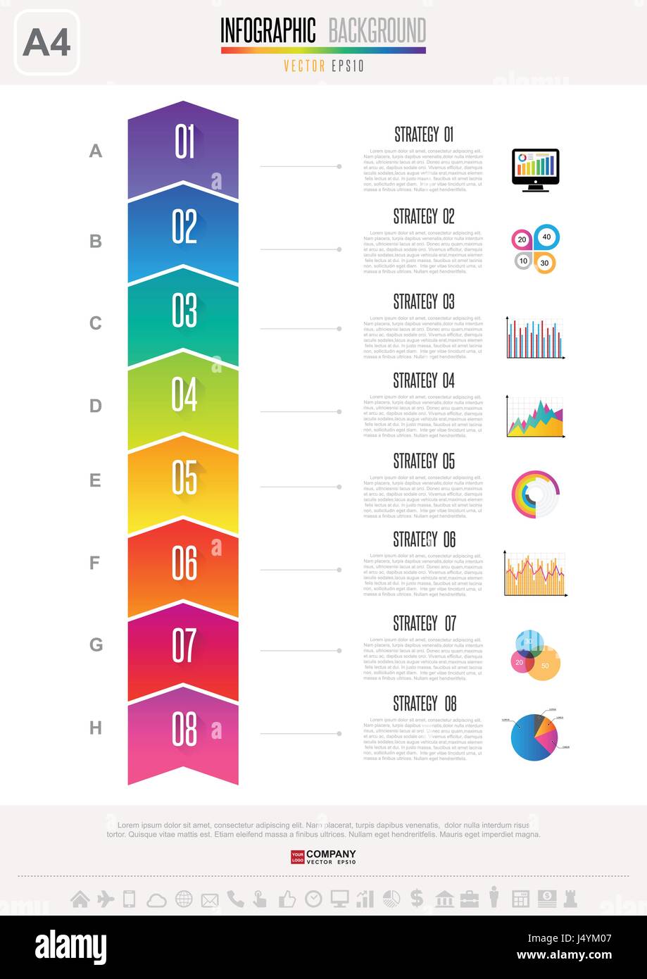 Modèle de conception de graphiques vectoriels EPS10 , Illustration de Vecteur