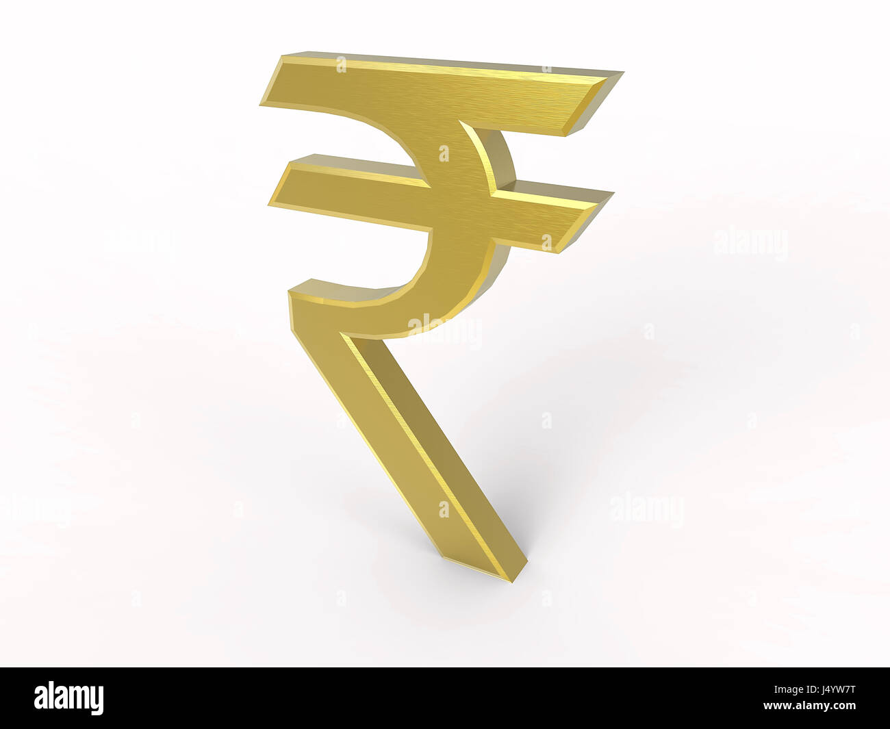 Indian Rupee symbole, l'Inde, l'Asie Banque D'Images