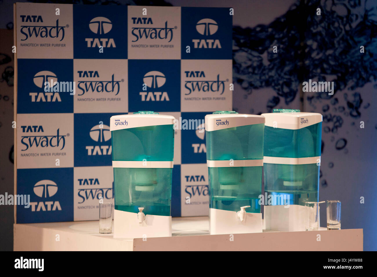 Tata Swach lancement purificateur d'eau, Mumbai, Maharashtra, Inde, Asie Banque D'Images