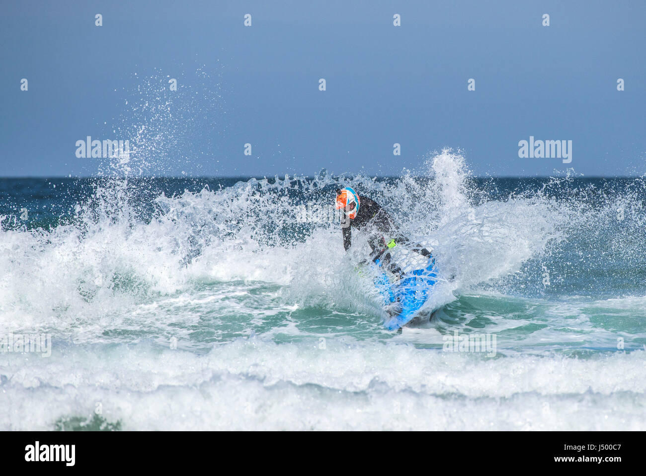 Un avenant à l'IFWA jetski Jetski Jet Ski Championnats d'action spectaculaires championnats de l'IFWA Bataille des pilotes les embruns Watersports Banque D'Images