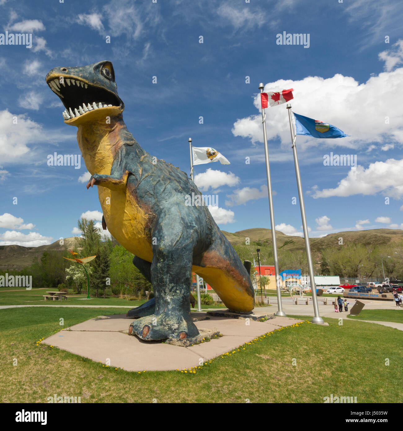 Dinosaur statue Banque de photographies et d'images à haute résolution -  Alamy