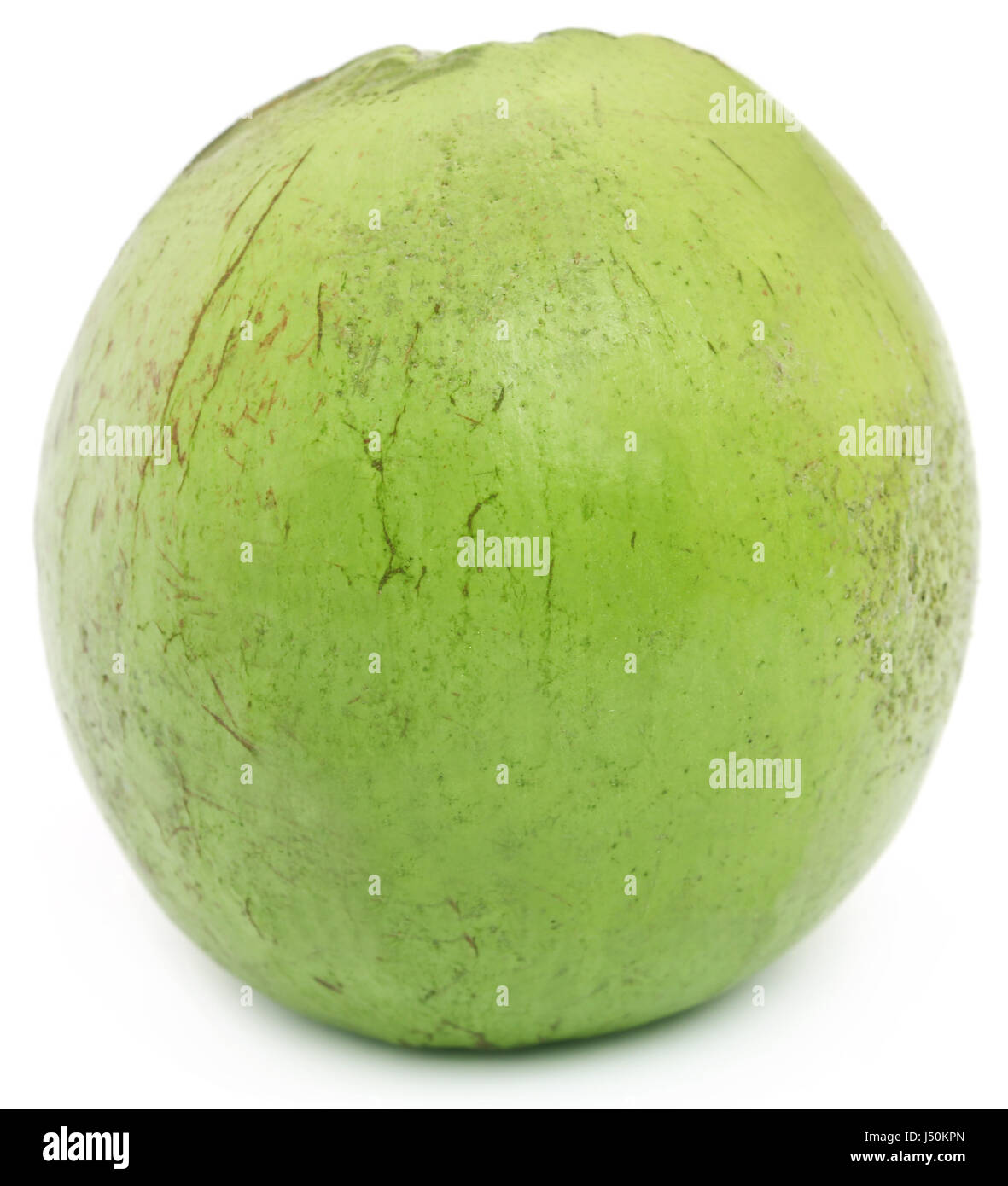 Chrysophyllum cainito ou apple star over white background Banque D'Images
