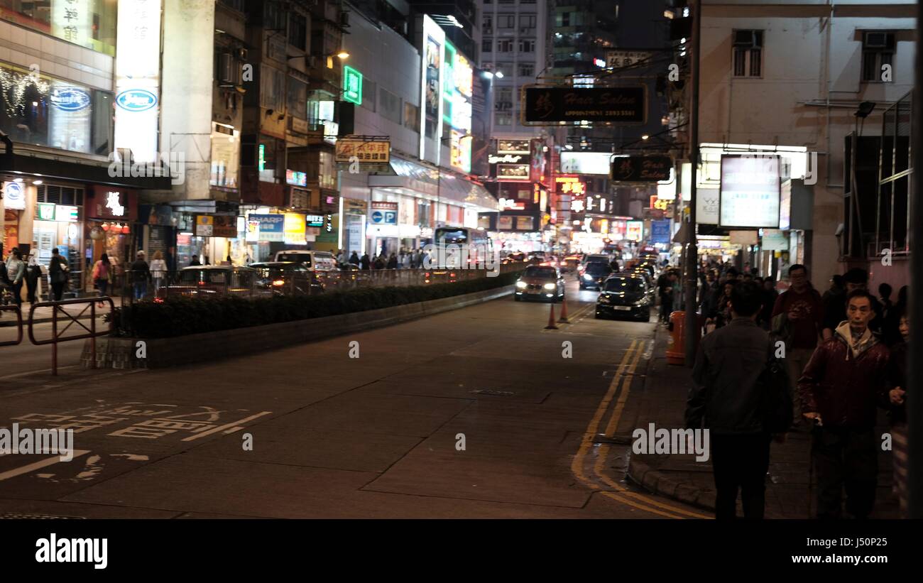 Hôtels Lockhart Road Wanchai Hong Kong, Chine Banque D'Images