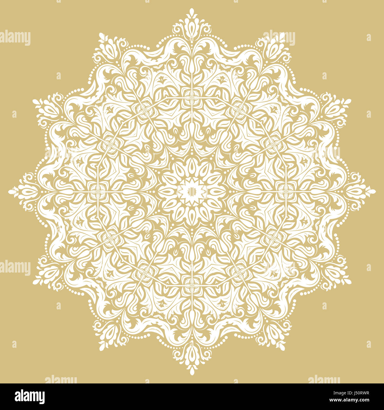 Abstract Pattern Oriental Banque D'Images