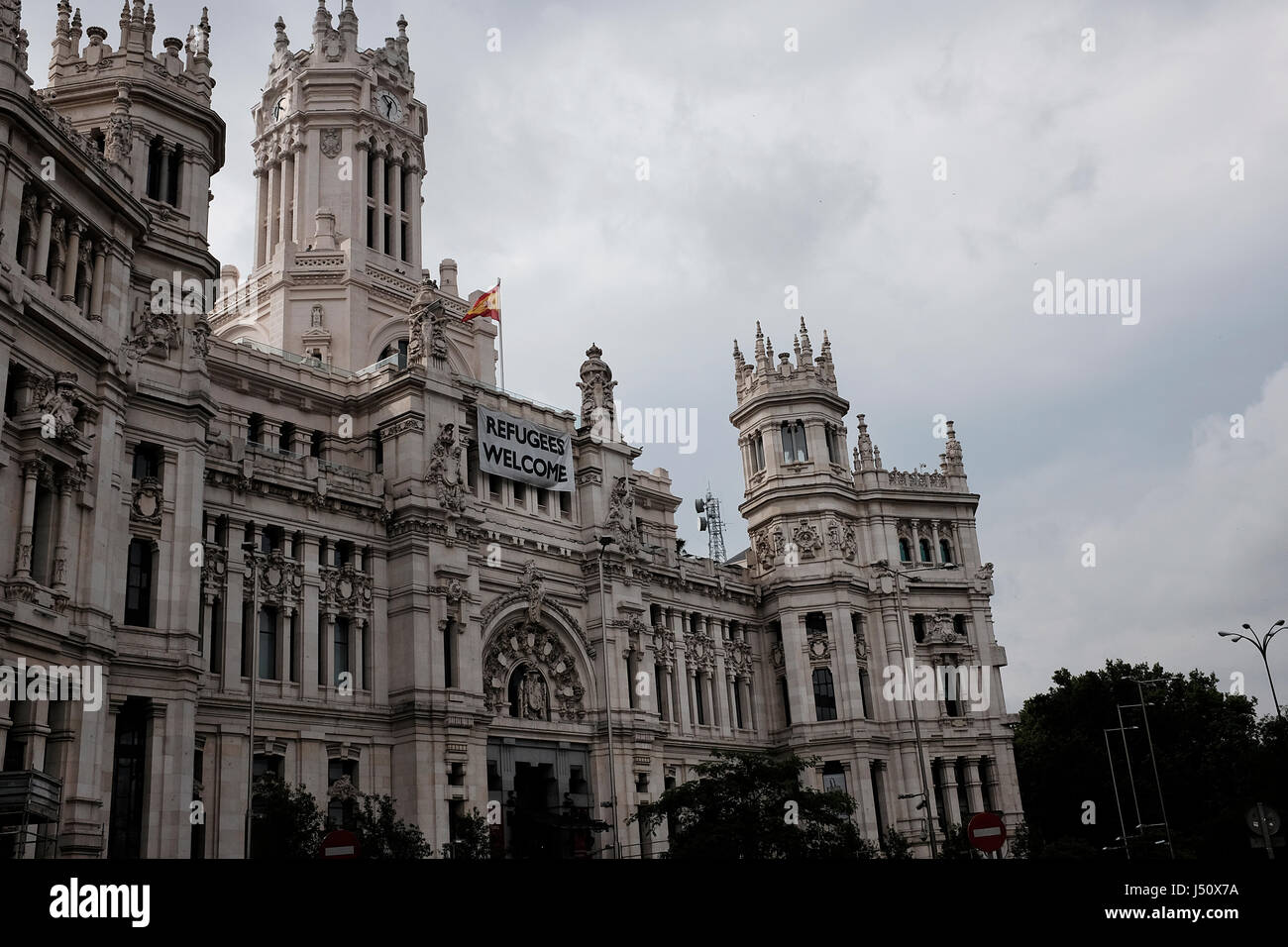 La Plaza de Cibeles, Madrid, Espagne Banque D'Images