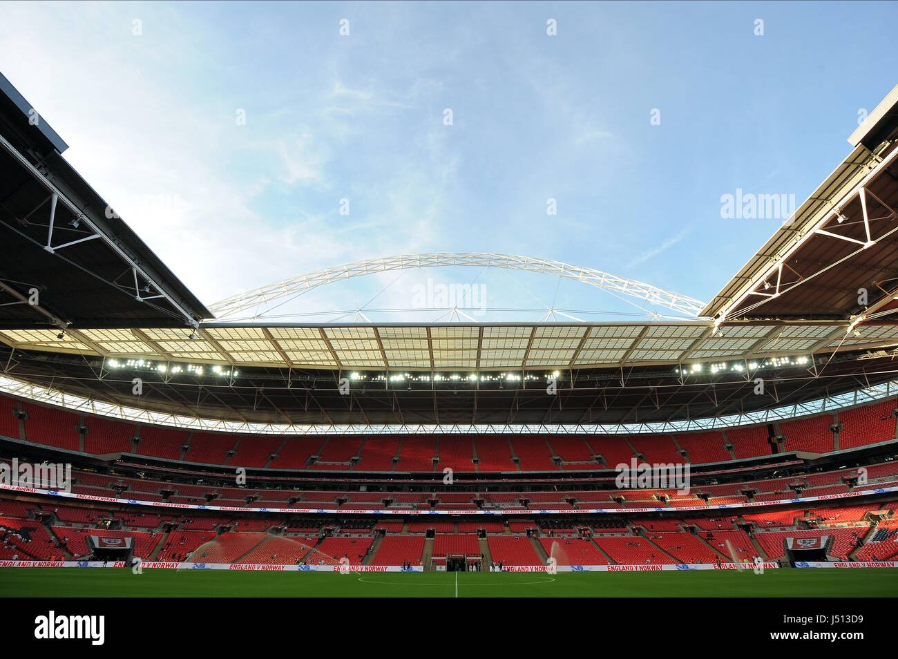 Le stade de Wembley en Angleterre V NORVÈGE WEMBLEY Londres Angleterre 03 Septembre 2014 Banque D'Images