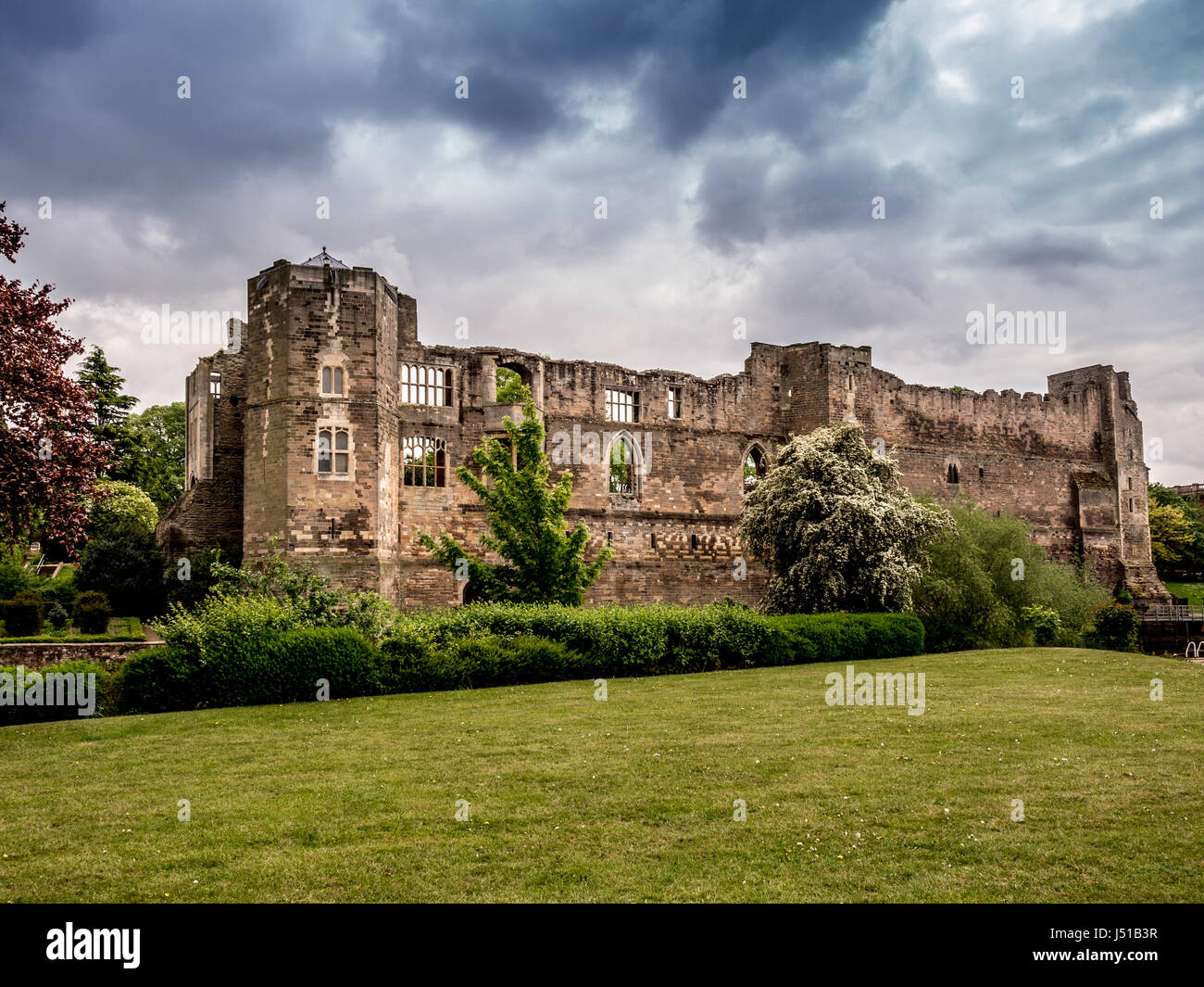 Château de Newark, à Newark on Trent, Royaume-Uni. Banque D'Images