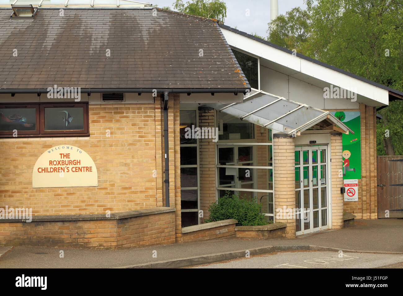Roxburgh Children's Centre, Queen Elizabeth Hospital, NHS, Kings Lynn, Norfolk. Banque D'Images