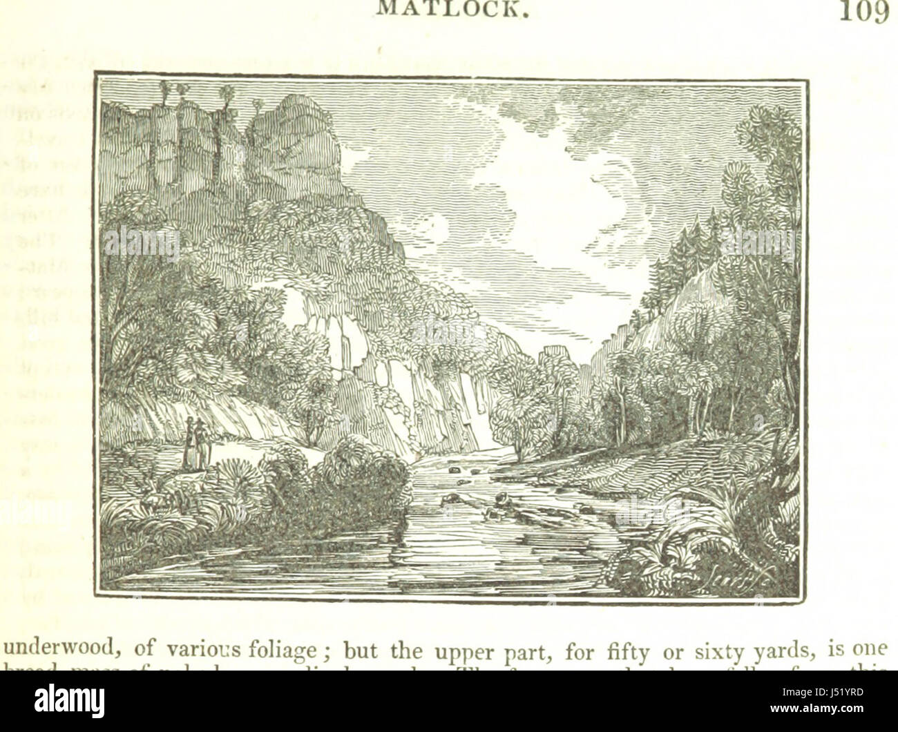 Le pic Guide ; contenant la statistique, topographique, et l'histoire générale de Buxton, Chatsworth, Rendeux, Castlteon [sic], Bakewell, Haddon, Matlock, et Trouhans ; avec une introduction ... Noble édité par T. Banque D'Images