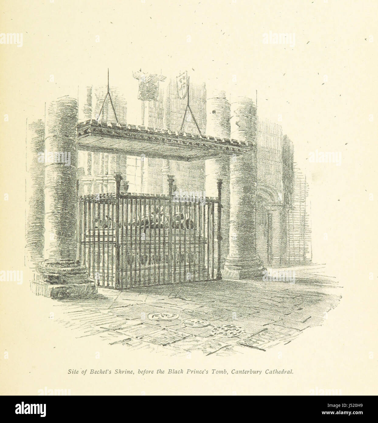 Le chemin des pèlerins de la Winchester à Canterbury ... Avec quarante-six illustrations par A. Quinton. [Avec des cartes.] Banque D'Images