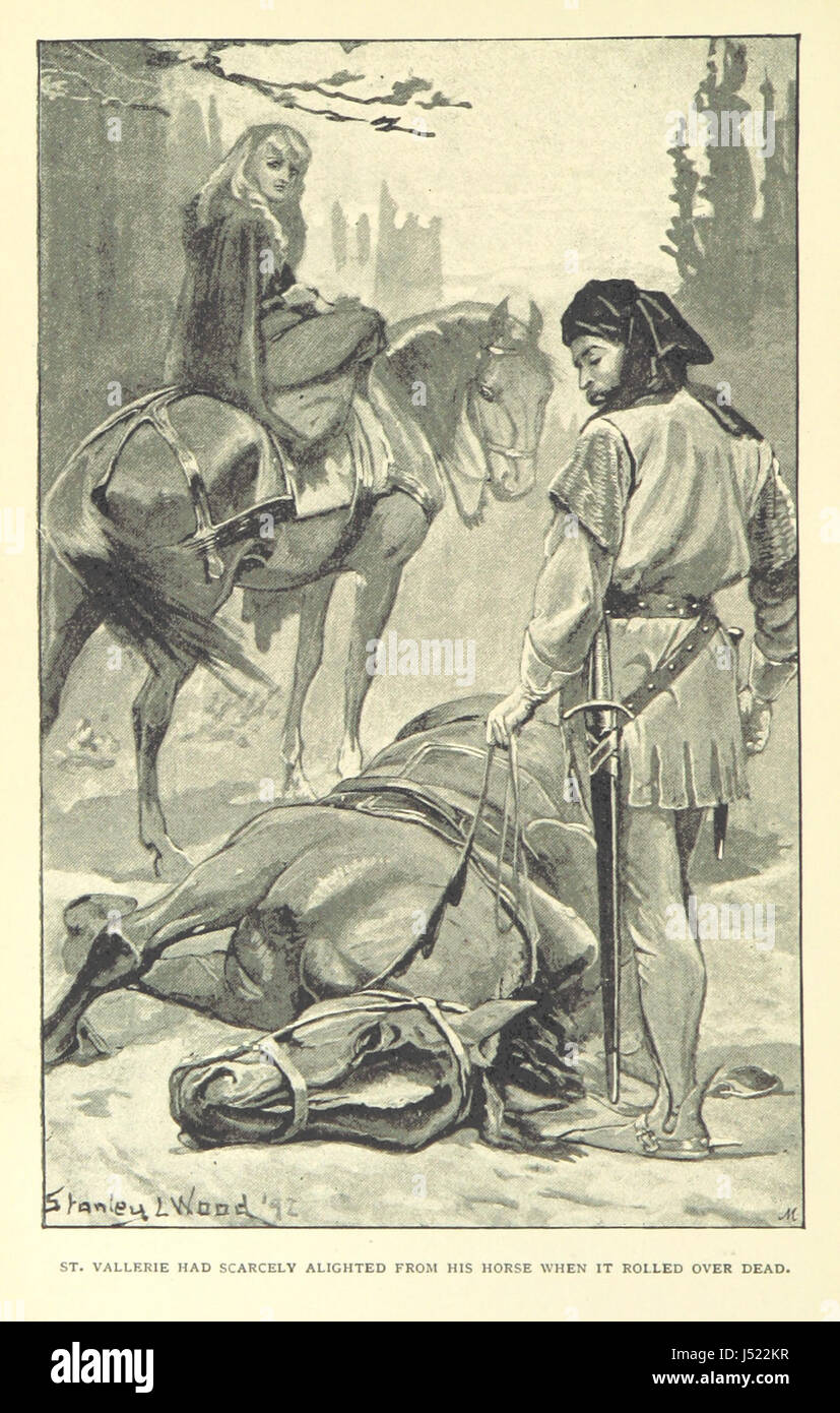 Maid Marian et Robin des Bois. Une romance de vieille forêt de Sherwood Banque D'Images