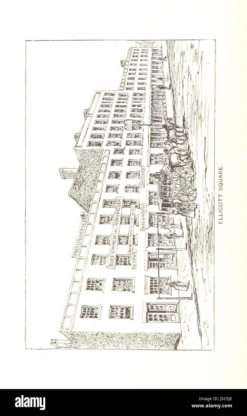 Accueil Historique. Souvenirs de Buffalo ... à partir de 1830 à 1840, etc Banque D'Images