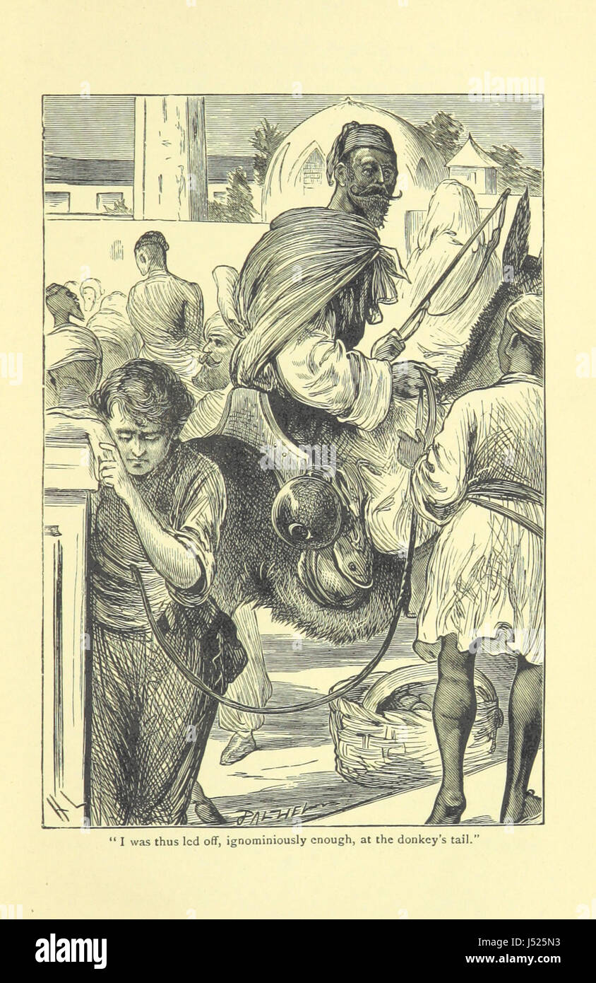 Image prise à partir de la page 191 de "l'esclave de l'Algérie. Un roman" Banque D'Images