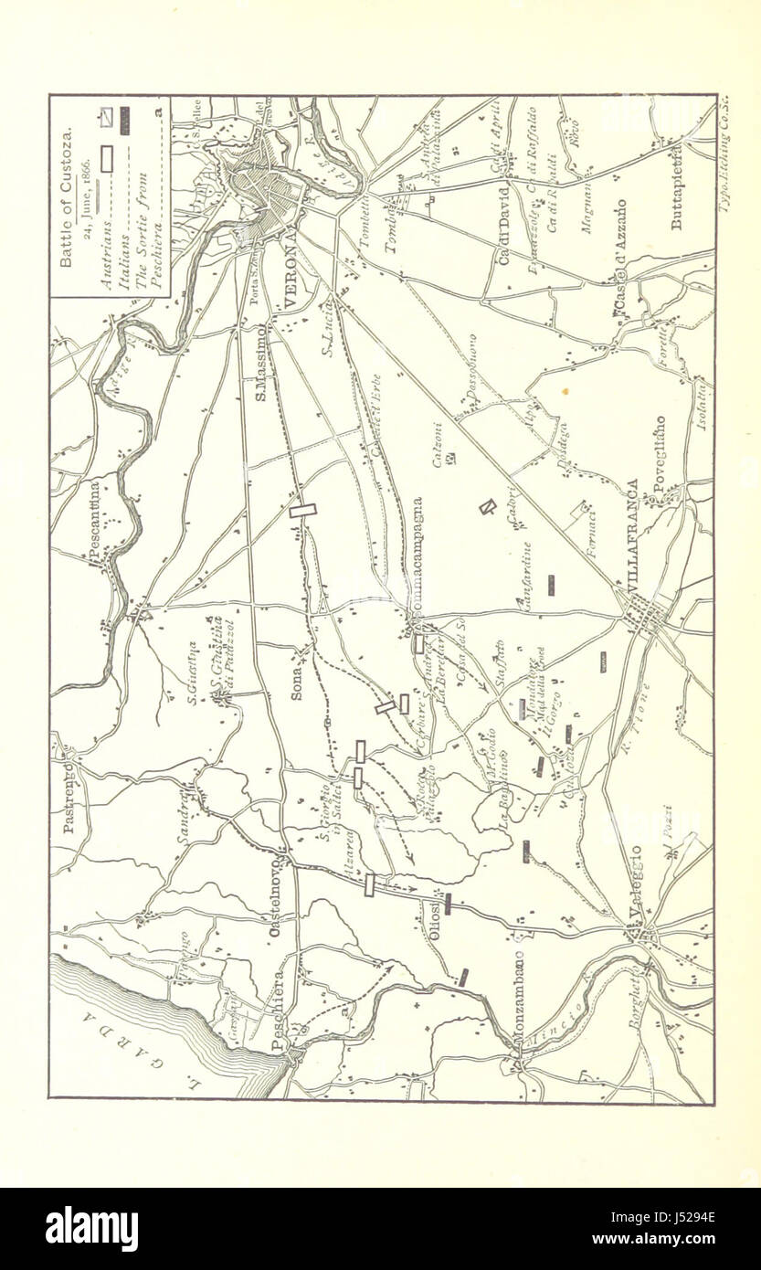 Image prise à partir de la page 208 de "la refondation de l'Empire allemand, 1848-1871 ... Avec des portraits et des plans Banque D'Images
