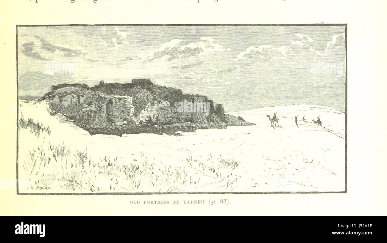 'La Terre Sainte et la Bible' est un livre présentant des illustrations de scènes d'écriture rassemblées en Palestine, offrant un aperçu visuel de l'histoire biblique et de la géographie de la Terre Sainte. Banque D'Images