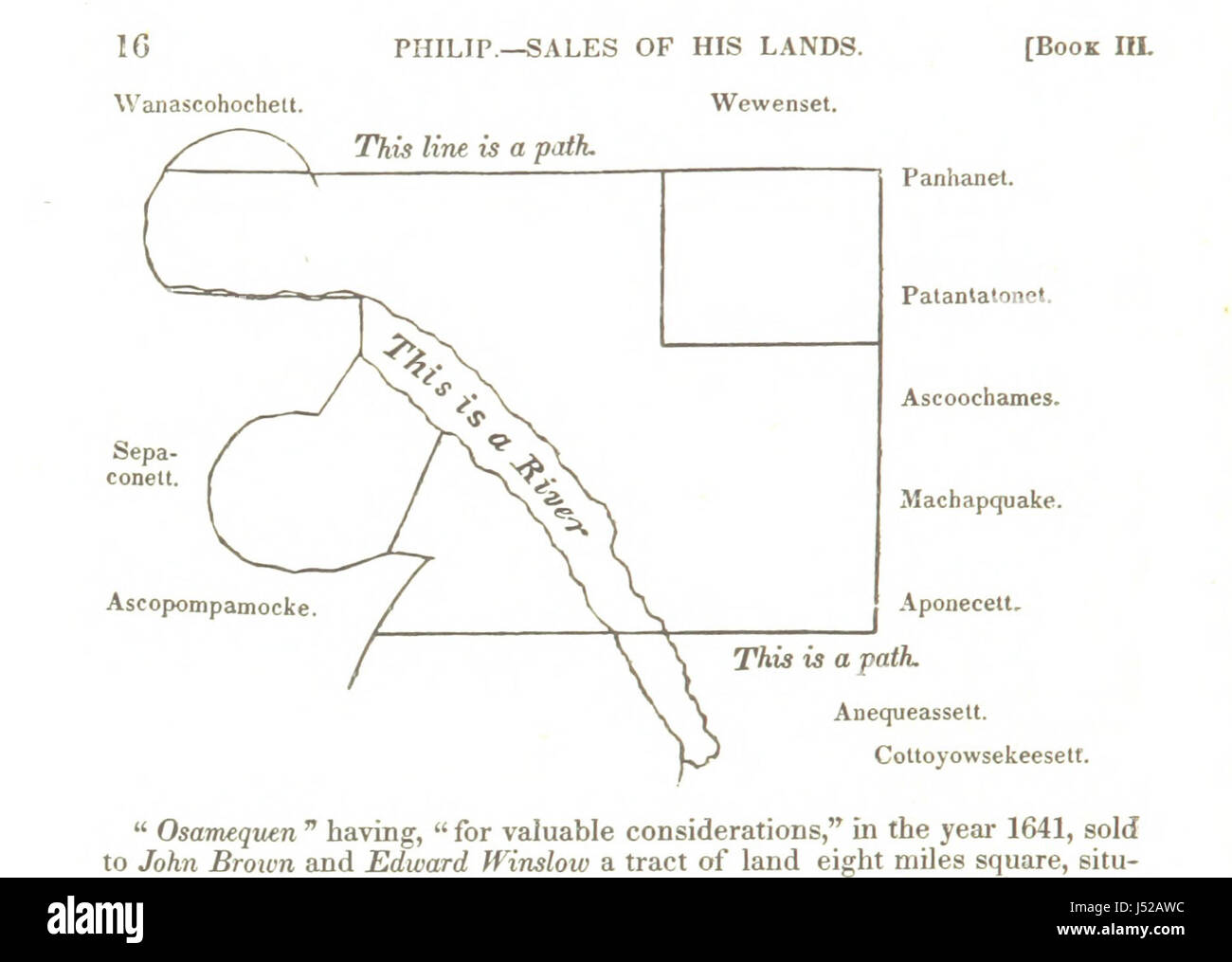 Cette image est tirée de la page 216 de la troisième édition de 'Biographie et histoire des Indiens d'Amérique du Nord'. Il met en lumière les détails historiques clés de l'histoire des Amérindiens et des premiers colons de l'Amérique du Nord. Banque D'Images