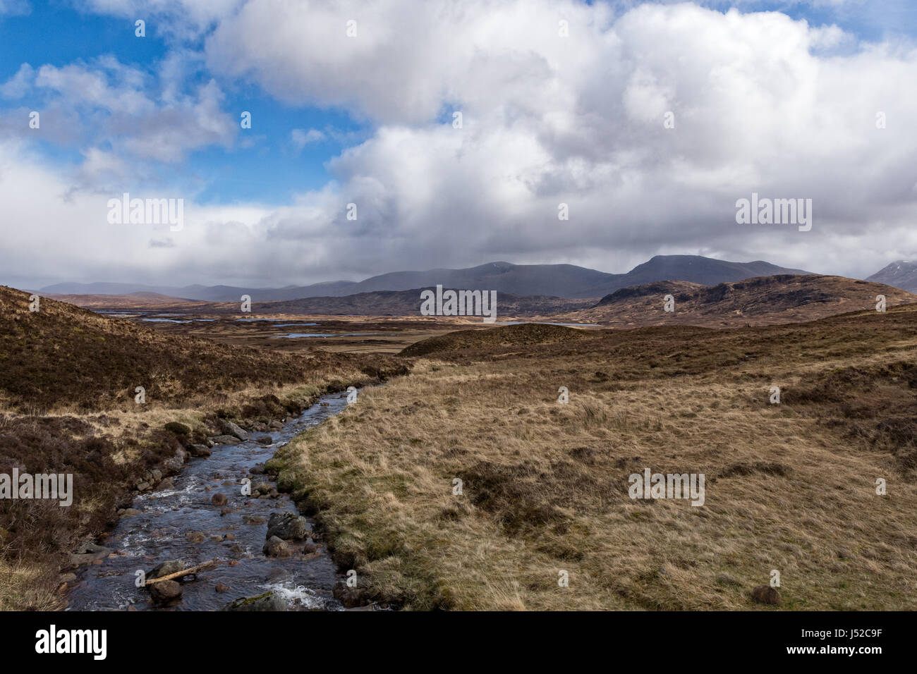 L'un des nombreux points de vue le long de la West Highland Way sentier de marche Banque D'Images