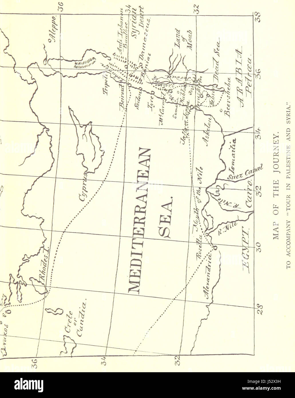 Image prise à partir de la page 229 de "la visite de la Palestine et la Syrie ... Avec des illustrations et carte' Banque D'Images