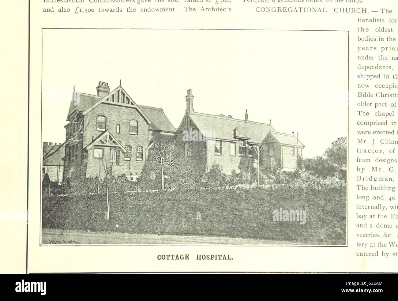 L'illustration de Paignton représente cette ville côtière du Devon, en Angleterre, mettant en valeur son paysage, son front de mer et son architecture victorienne. Banque D'Images