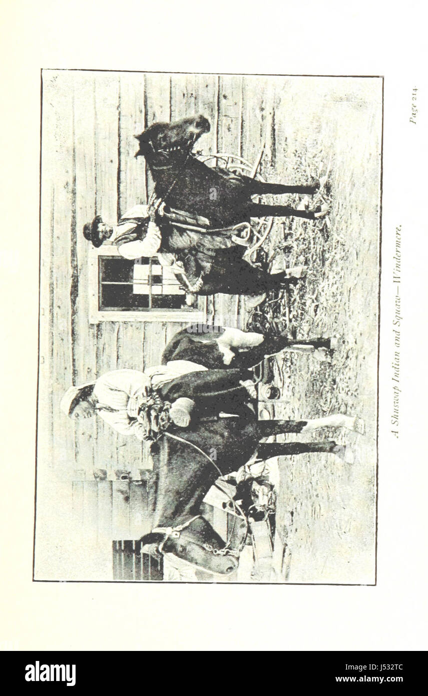 [B. C. 1887. Une balade en Colombie-Britannique ... Avec la carte et ... les illustrations, etc.] Banque D'Images