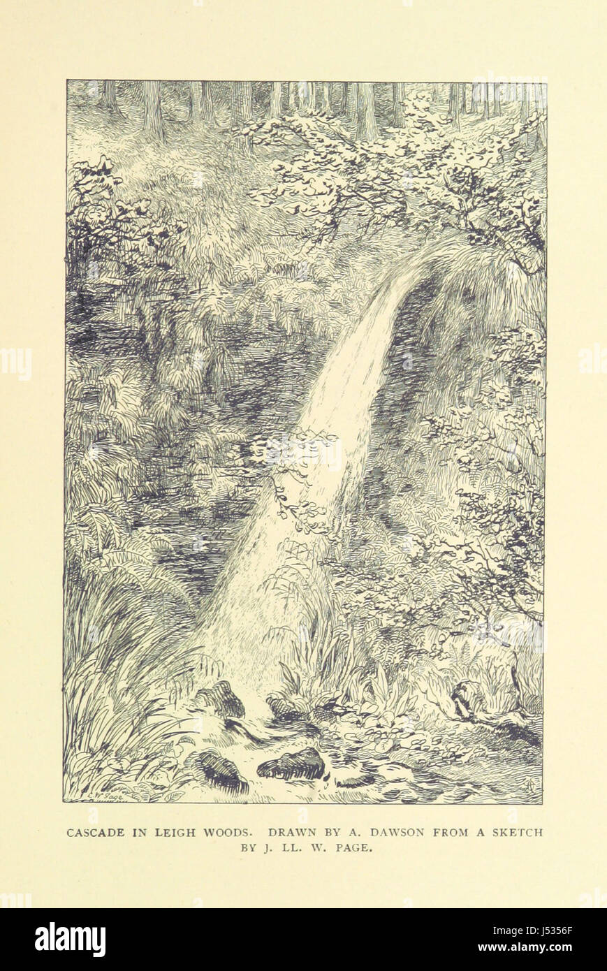 Une exploration de l'Exmoor et la montagne de West Somerset avec des notes sur son archéologie ... Avec la carte et illustrations Banque D'Images