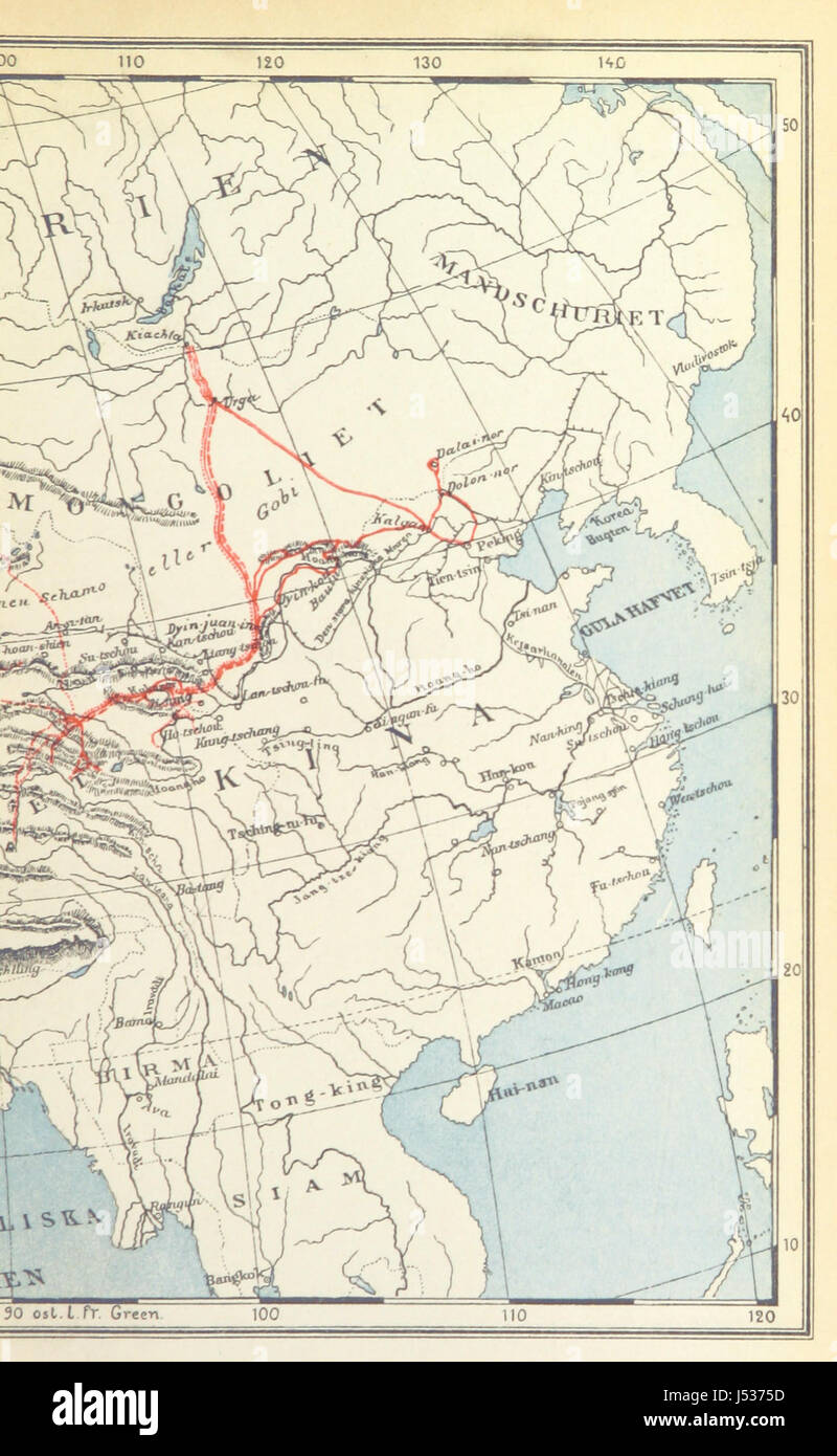 Image prise à partir de la page 111 de l'Prschevalskij forskningsresor «Centralasien du je. Efter de ryska, tyska och franska-upplagorna d'origine [et avec une introduction] l'af Sven Hedin. Med 2 och illustrationer Lindqvist, Herman 79. Förord af le professeur A. E. Nordenskiöld' Banque D'Images