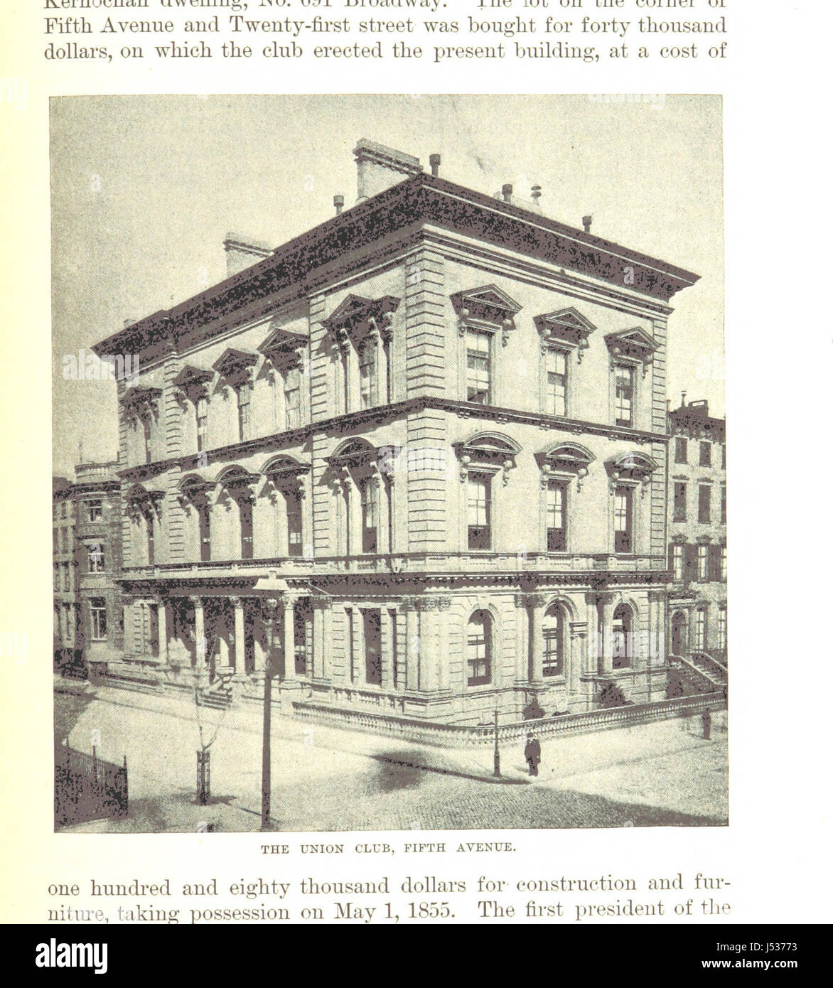 Image prise à partir de la page 277 de "l'histoire de la ville Memorial de New York à partir de son premier établissement à l'année 1892. Édité par J. G. Wilson. [Avec illustrations.]' Banque D'Images