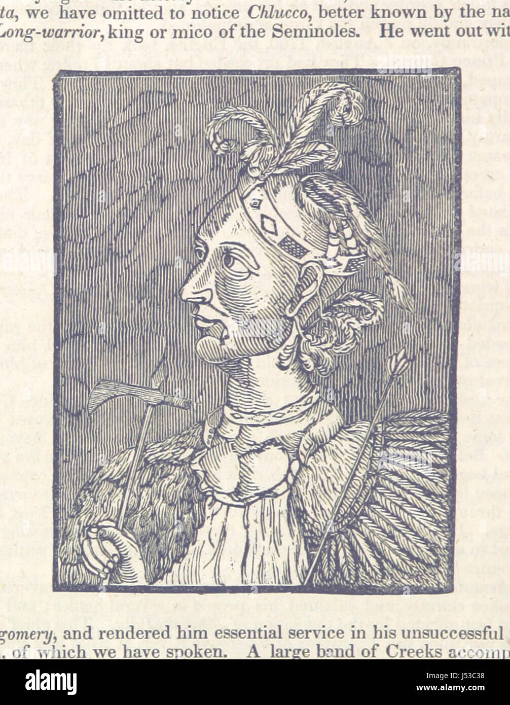 Le Livre des Indiens d'Amérique du Nord, comprenant des détails dans la vie d'environ cinq cents chefs et d'autres les plus distingués parmi eux, etc Banque D'Images