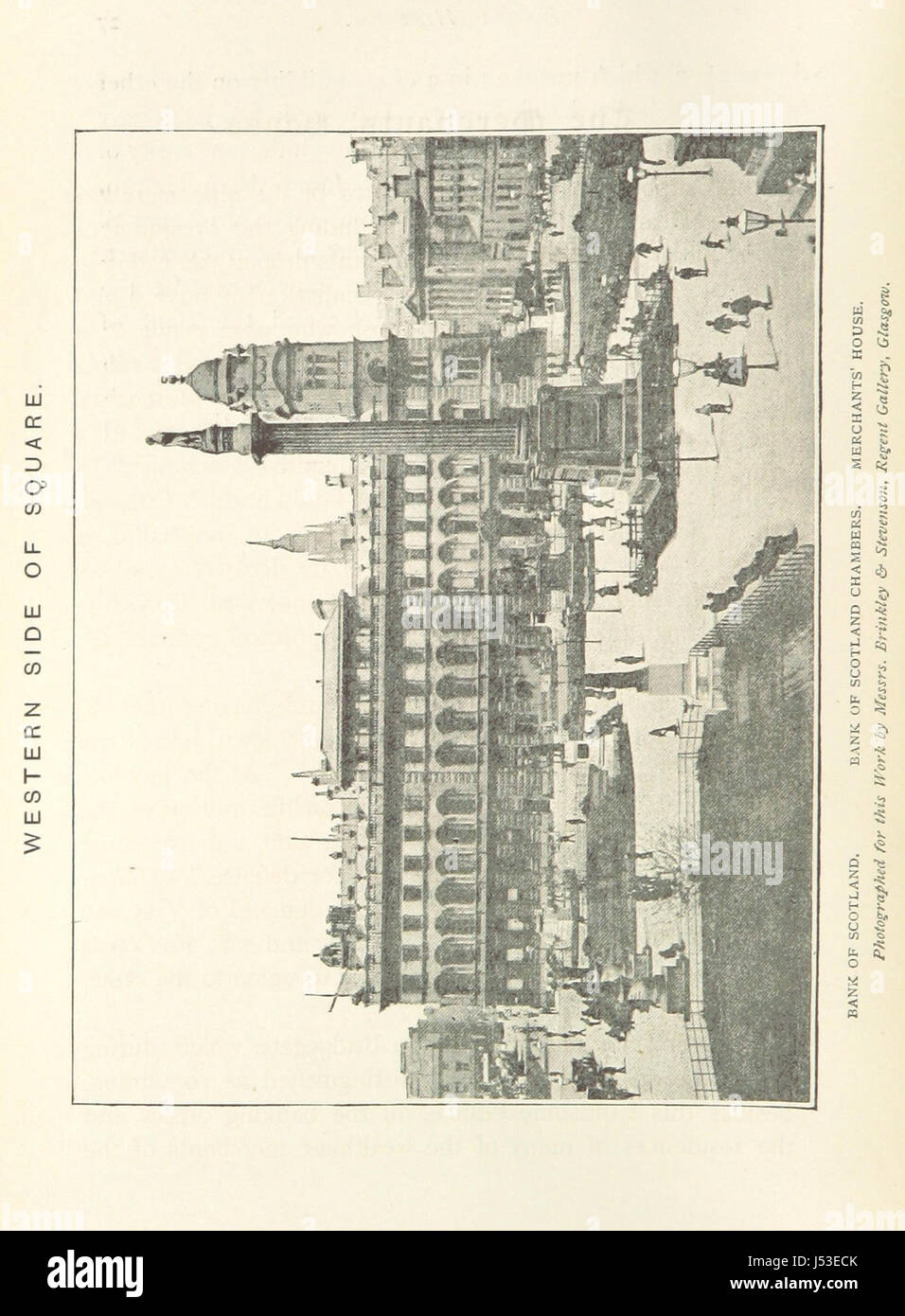 George Square, Glasgow ; et la vie de ceux que ses statues commémorent, etc Banque D'Images