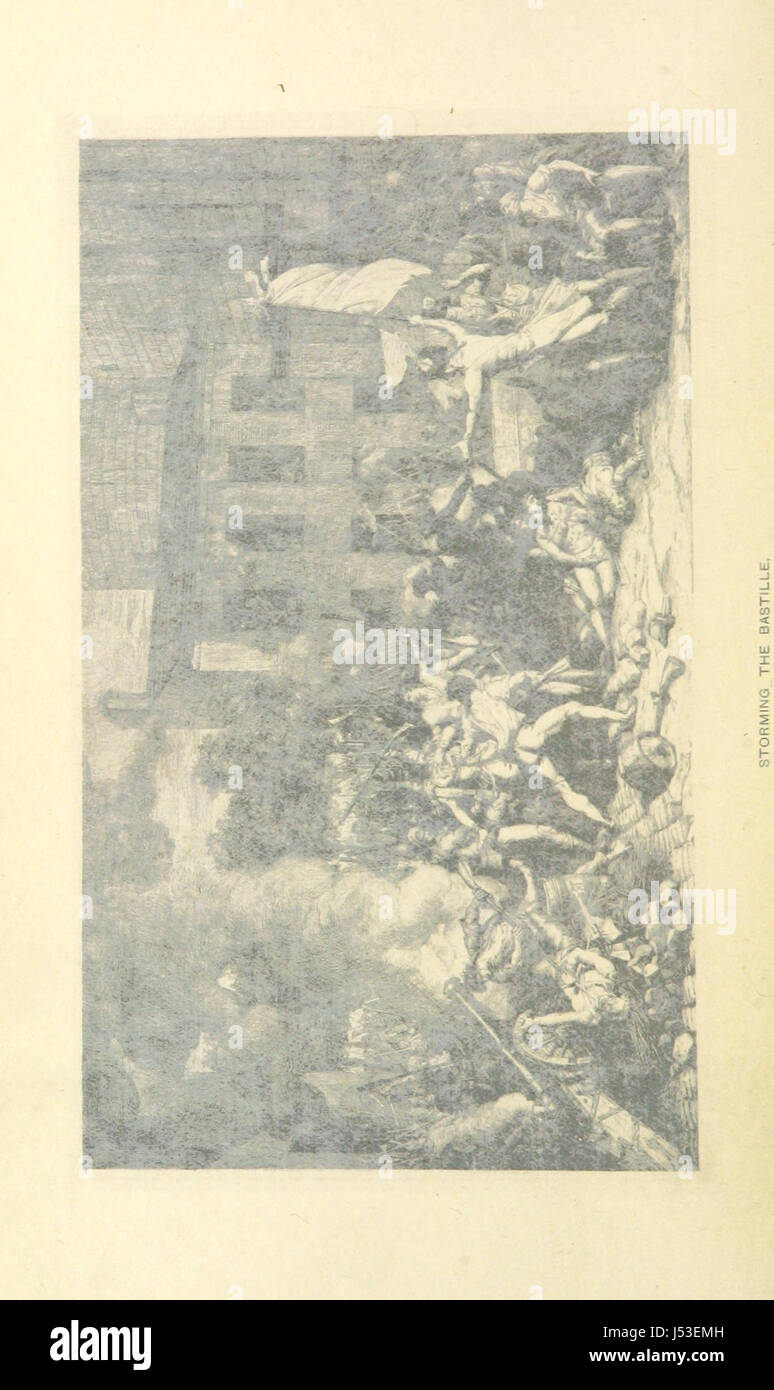 Cette œuvre est une exploration visuelle de la Bastille, la forteresse historique de Paris, y compris son rôle dans la Révolution française et sa signification symbolique. Il offre des représentations illustrées de l'architecture et de l'histoire de la Bastille. Banque D'Images