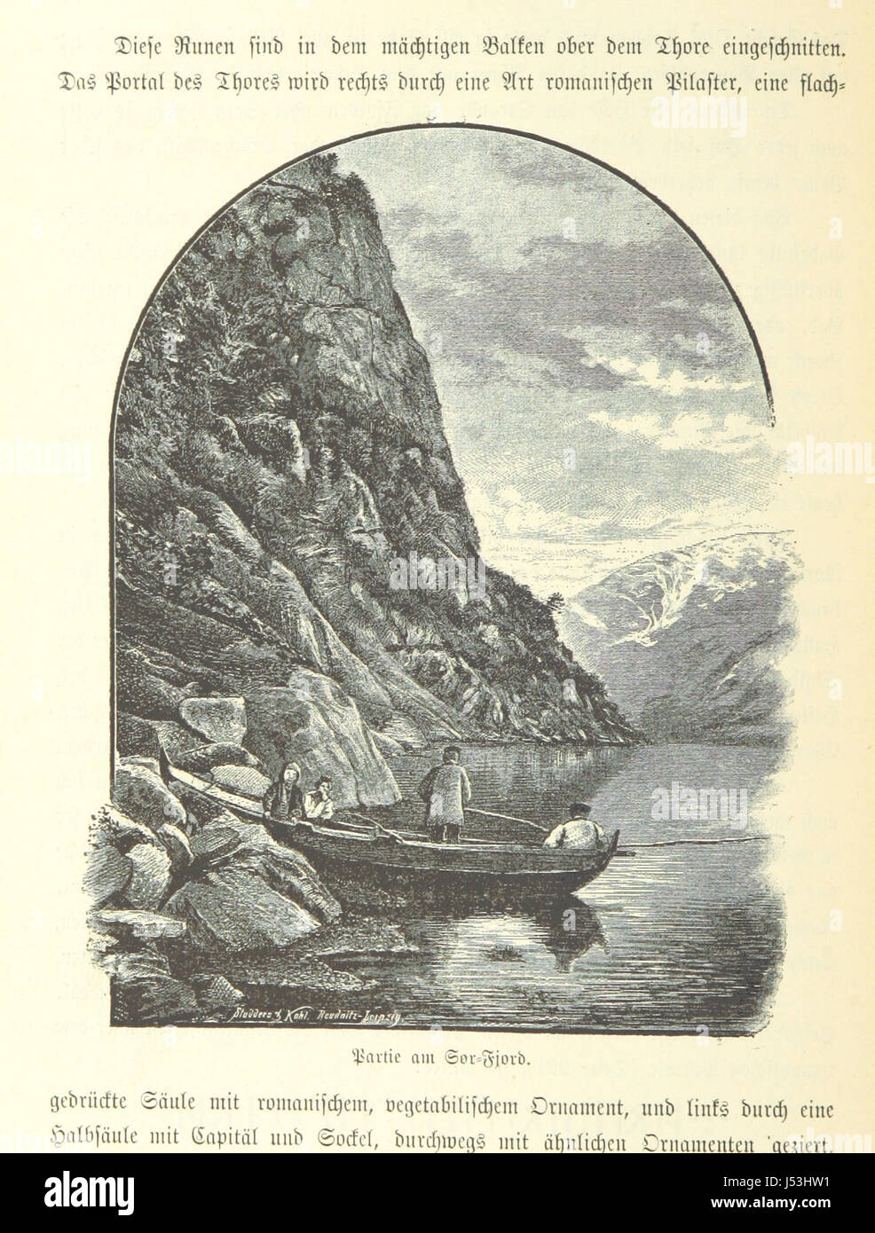 Von der Ostsee bis zum Nordcap. Eine Wanderung durch Guernsey, Schweden und Norwegen [illustré]. Banque D'Images