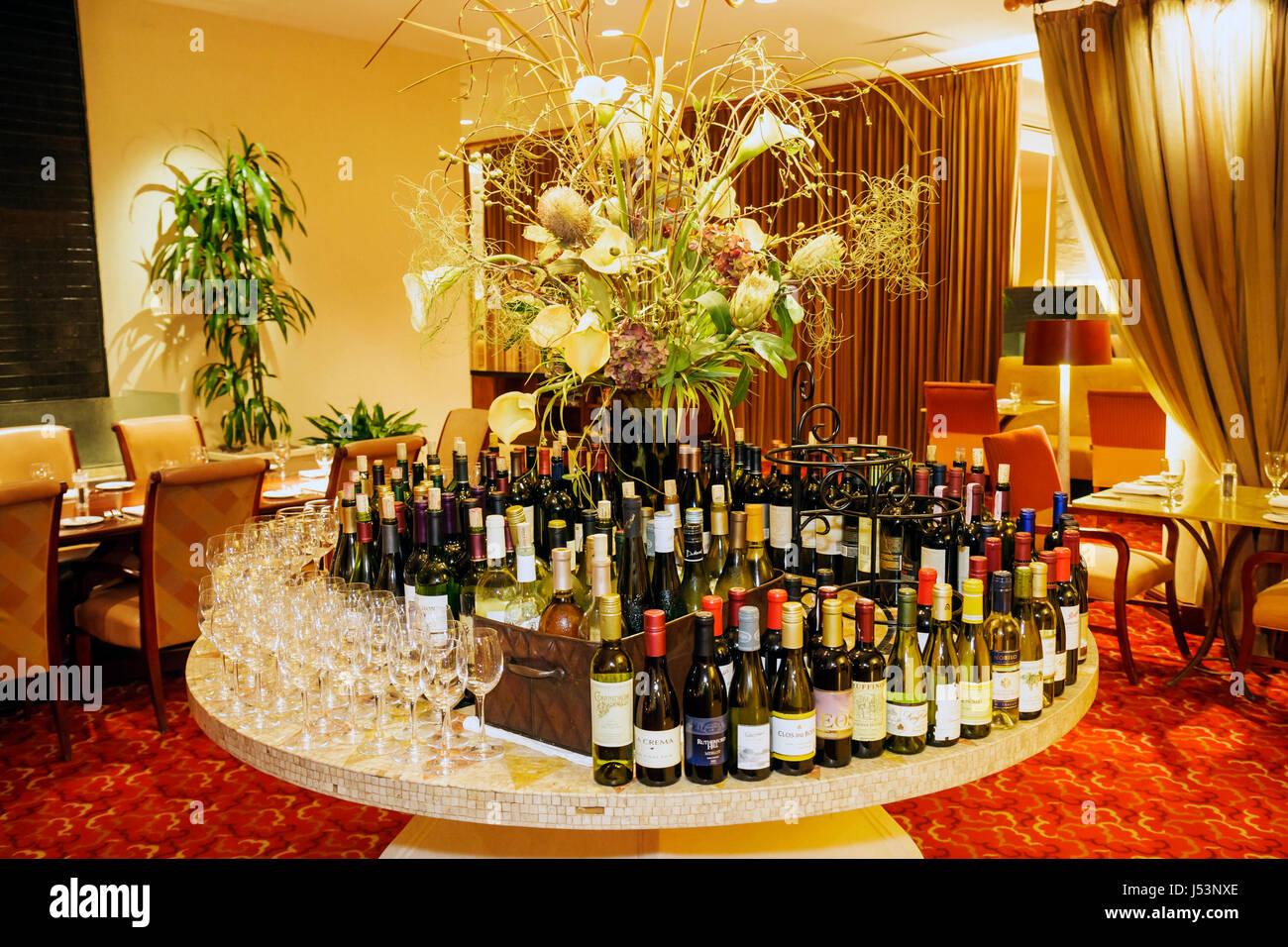 Little Rock Arkansas, The Peabody Little Rock, hôtel, Cappricio Grill Italian Steakhouse, restaurant restaurants restaurants repas café cafés, hall, bar lounge p Banque D'Images