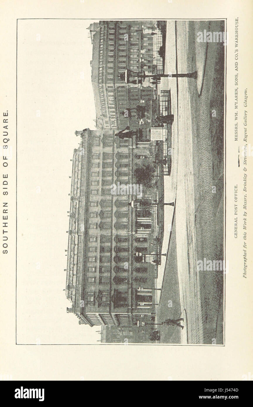 George Square, Glasgow ; et la vie de ceux que ses statues commémorent, etc Banque D'Images